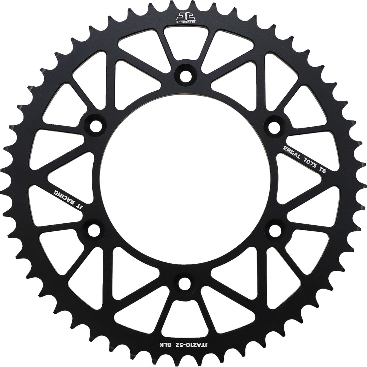 JT SPROCKETS Rear Sprocket - Beta/Honda - Black - 52 Tooth JTA210.52BLK by JT Rear Sprockets Aluminum/Alloy