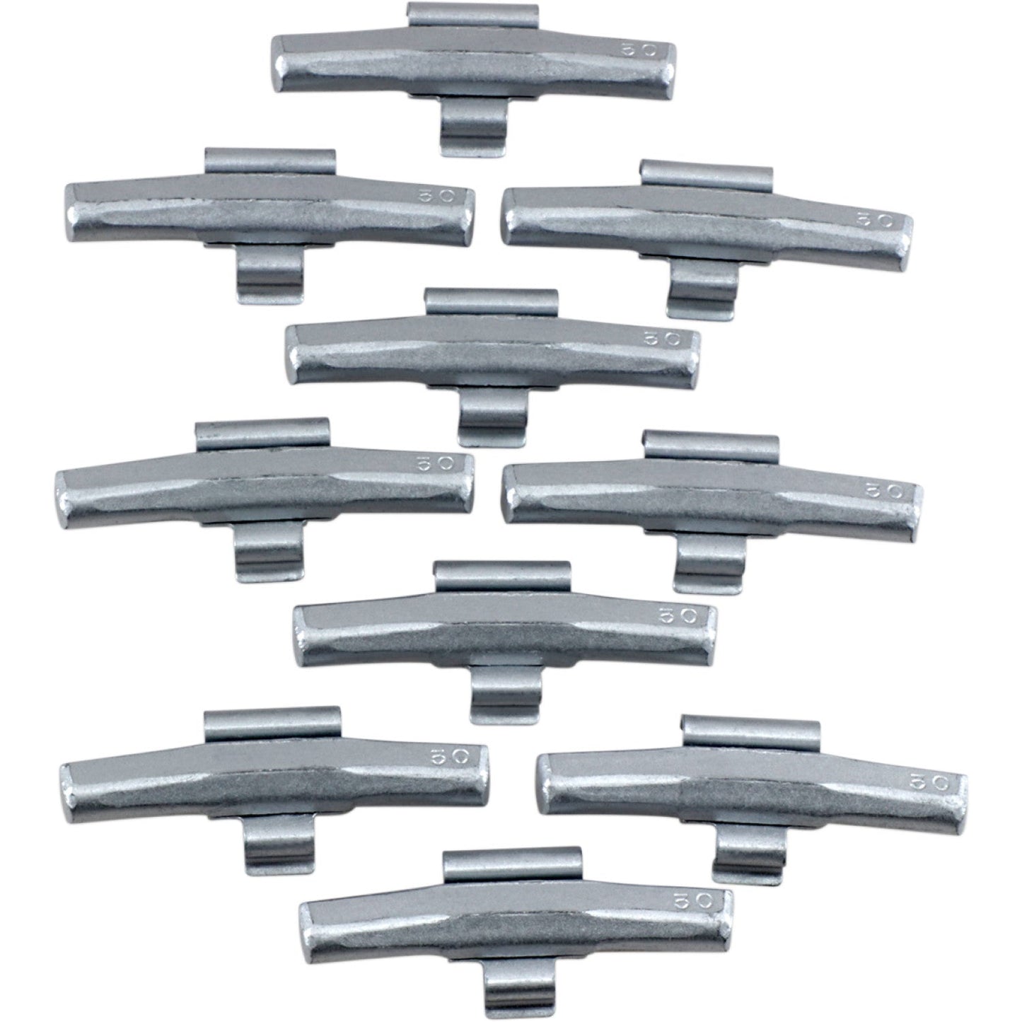 K&L Supply Wheel Weights - Crimp-On - 30 g - VN1600 32-4087 | Wheel Balancing Weights