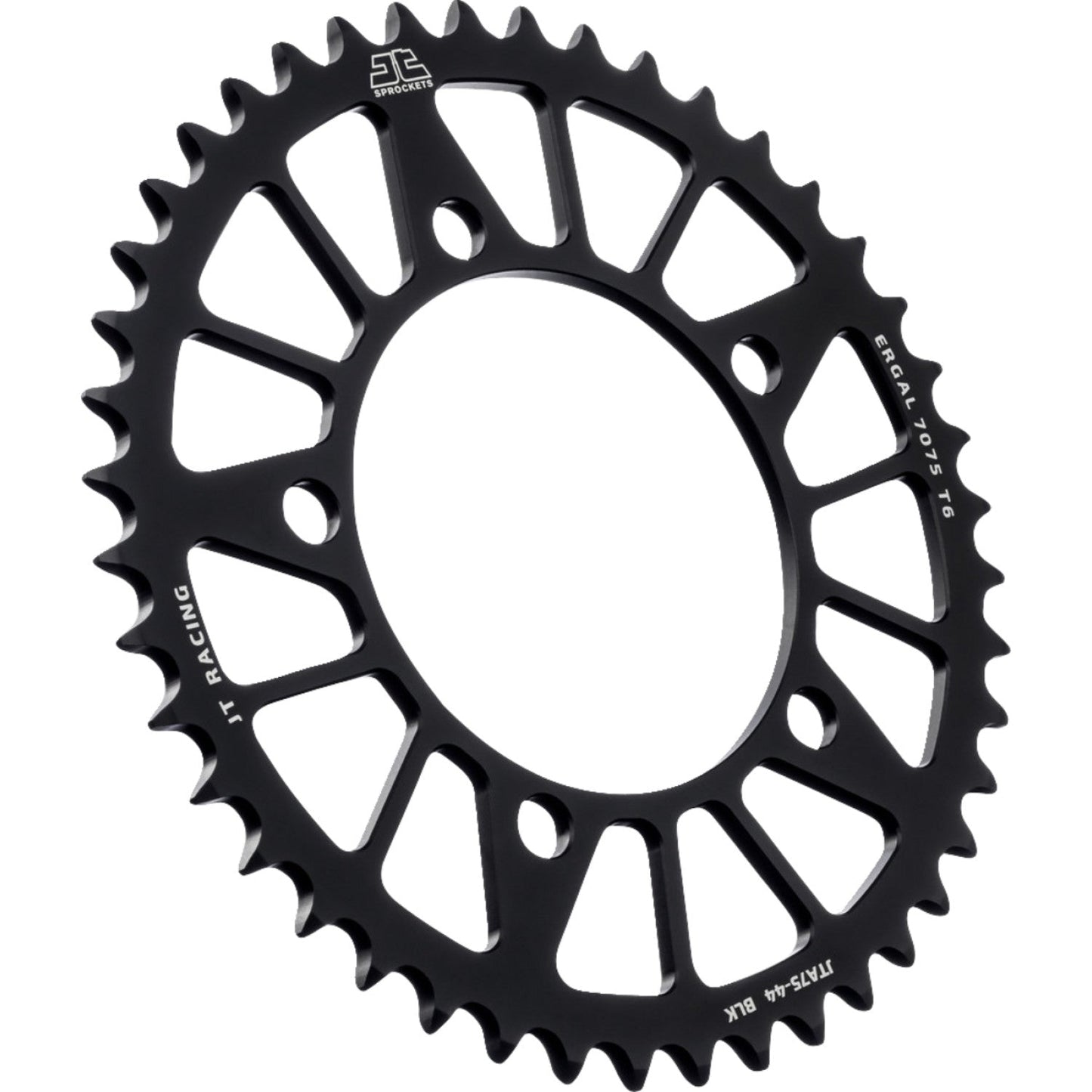 JT SPROCKETS Rear Sprocket - Black - 44 Tooth - BMW JTA75.44BLK by JT Rear Sprockets Aluminum/Alloy