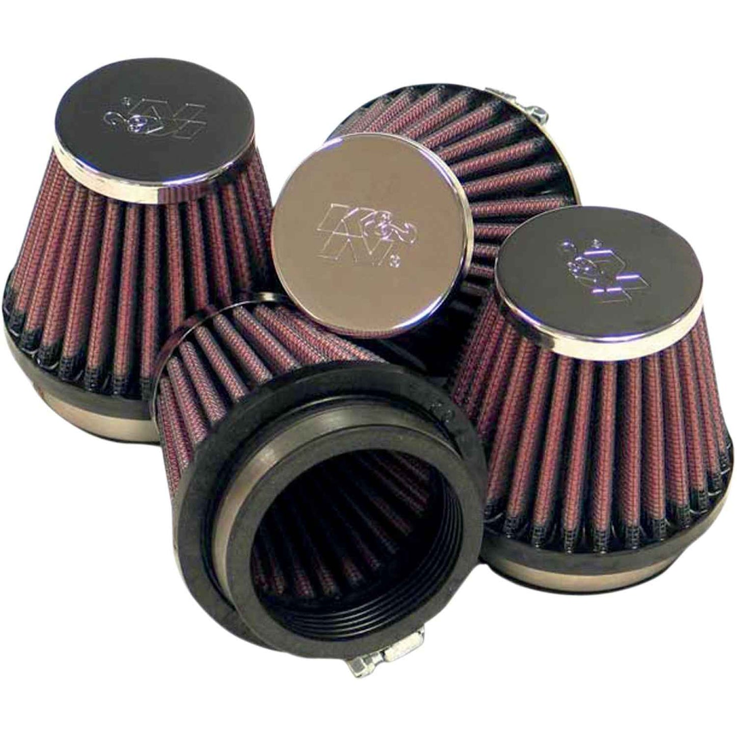 K & N Clamp-On Air Filters - Honda/Kawasaki/Suzuki/Yamaha RC-2344