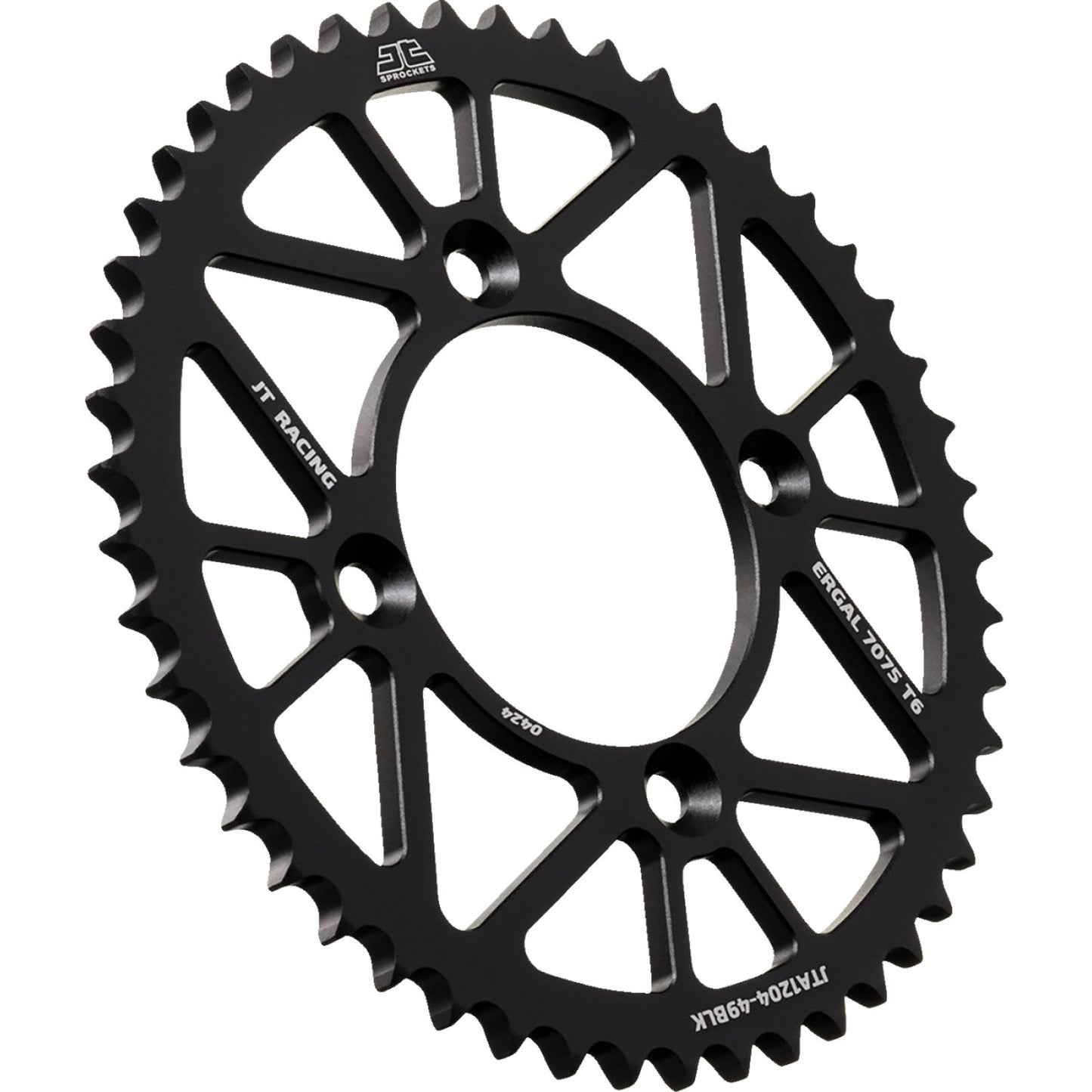 JT SPROCKETS Rear Sprocket - Aluminum - 49 Tooth - Black - CRF 125FB JTA1204.49BLK by JT Rear Sprockets Aluminum/Alloy
