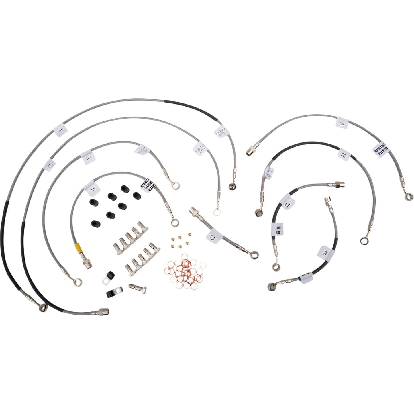 Galfer Brake Line - Stainless Steel FK003D771-9 | Brake Lines Hoses Stainless Steel