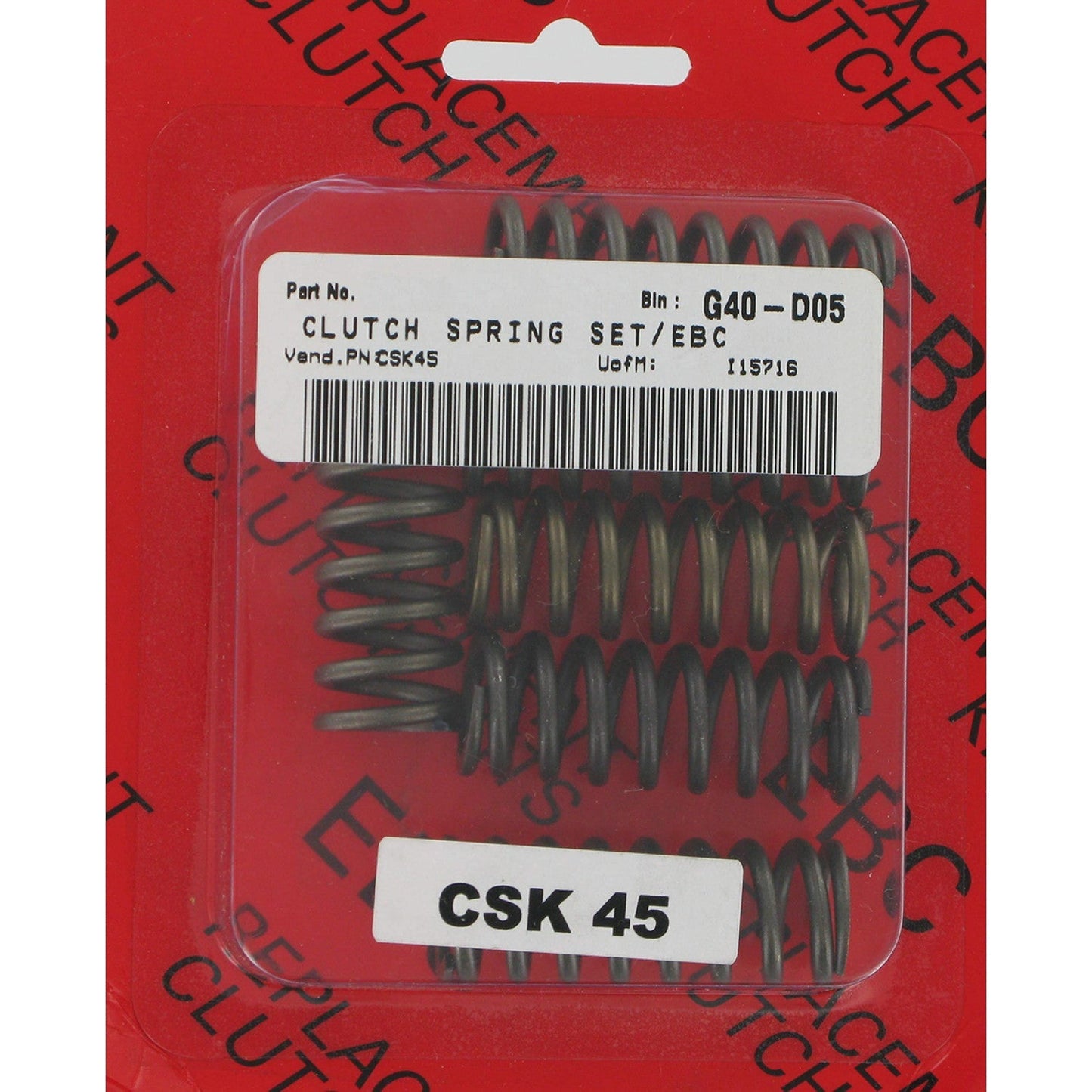 EBC Clutch Springs CSK45 | Clutch Com PO Nent Parts