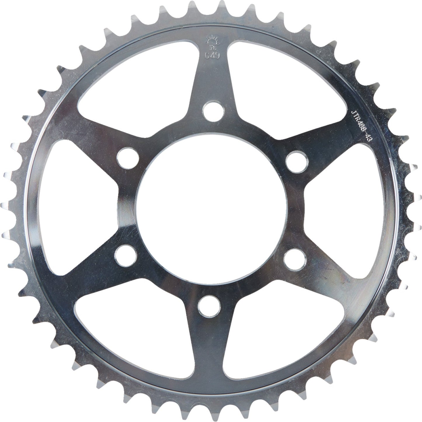 JT SPROCKETS Rear Sprocket - 43 Tooth - Kawasaki JTR488.43 by JT Rear Sprockets Steel Type