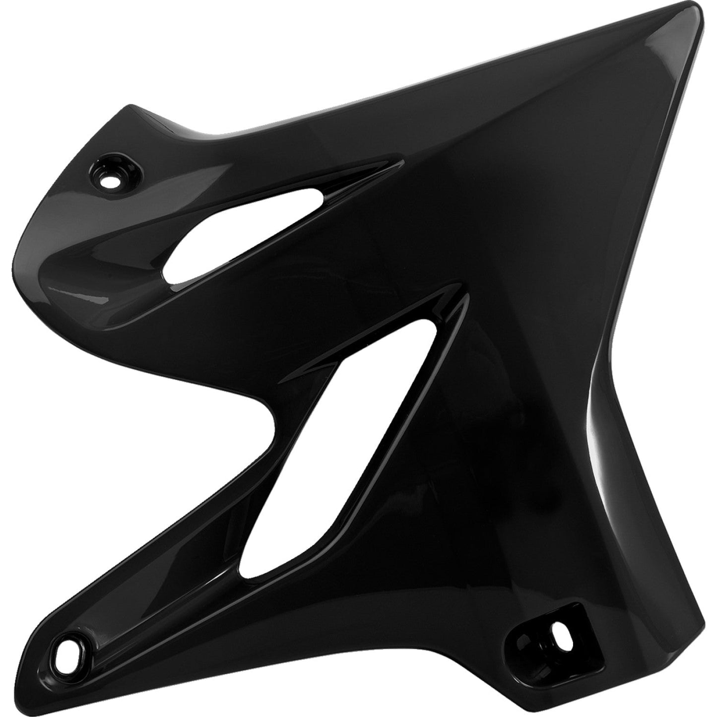 POLISPORT Radiator Cover - Black - YZ 125/250 8417500003 by Polisport