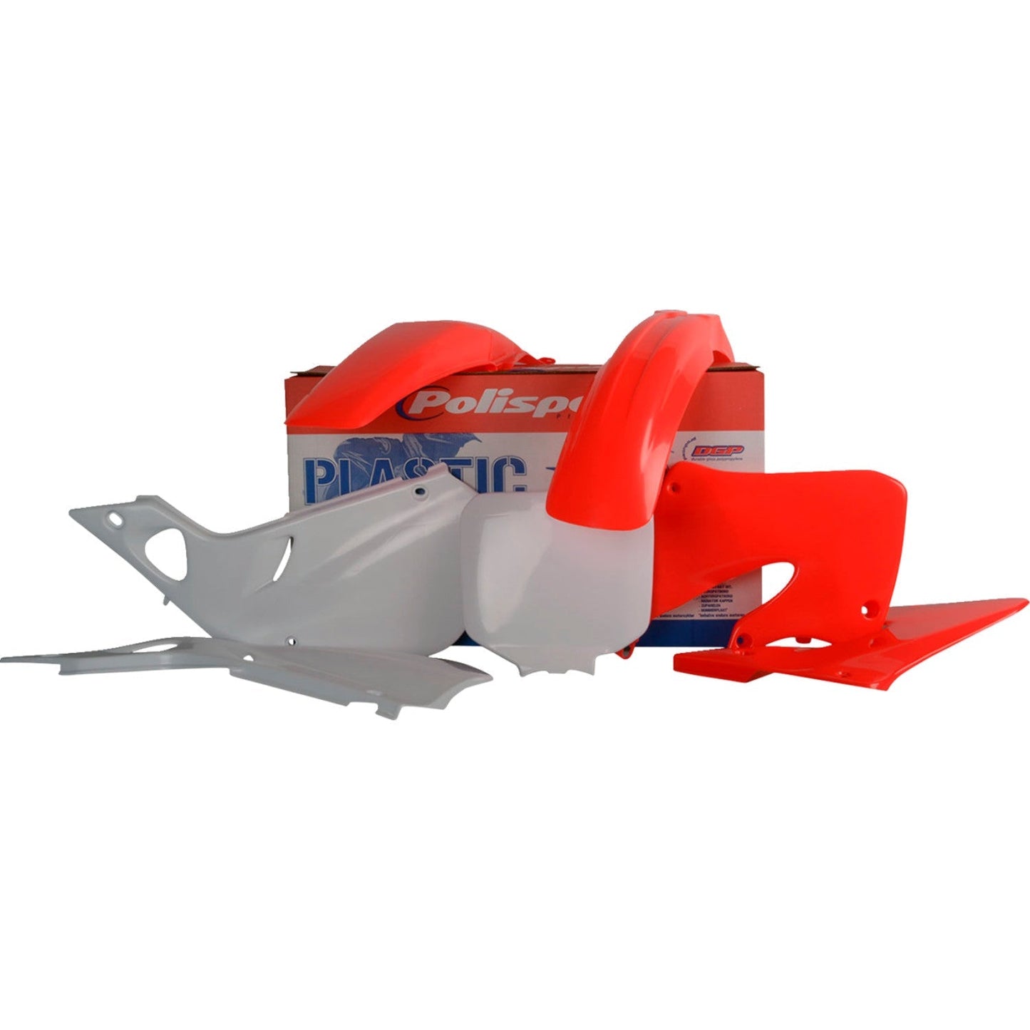 POLISPORT Body Kit - Complete - OEM Red/White - CR 125R/250R 90080 by Polisport