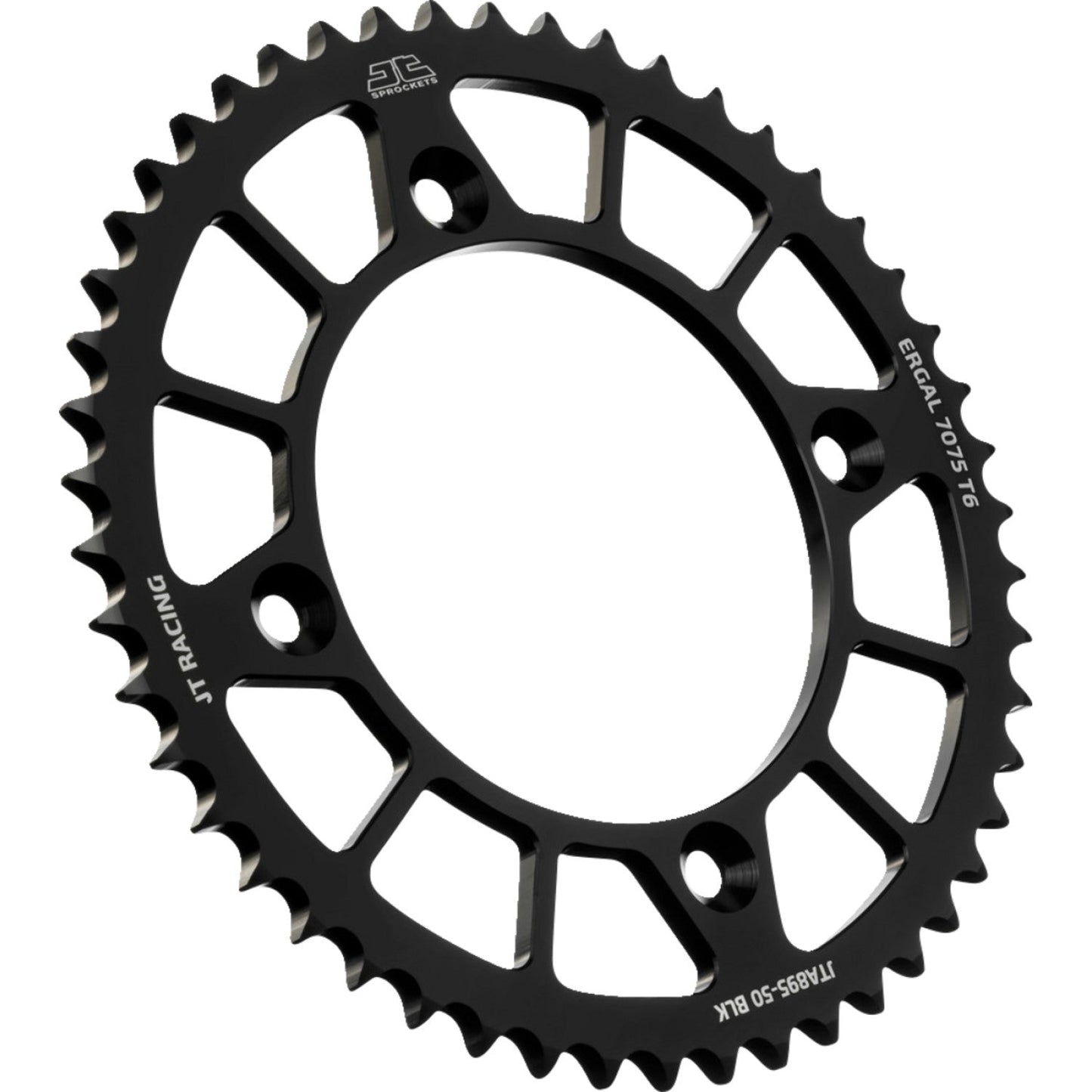 JT SPROCKETS Rear Sprocket - Black - 50 Tooth - KTM JTA895.50BLK by JT Rear Sprockets Aluminum/Alloy