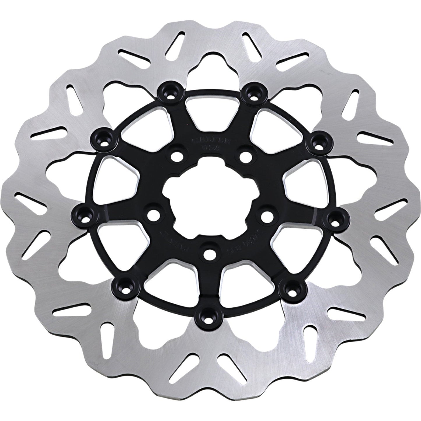 Galfer Front Wave? Rotor - Black Carrier DF680CW-C | Brake Rotors Street