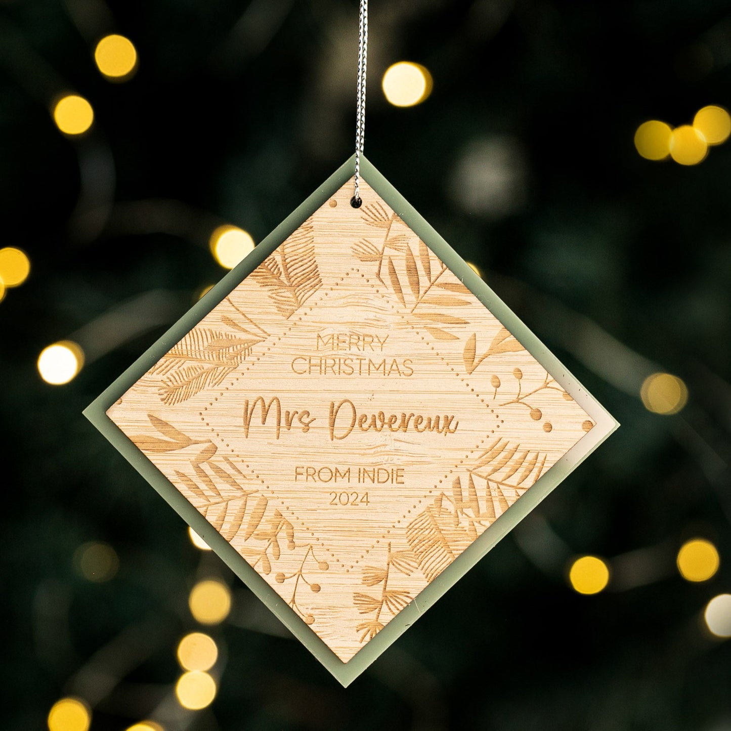 Festive Teacher Christmas Bauble