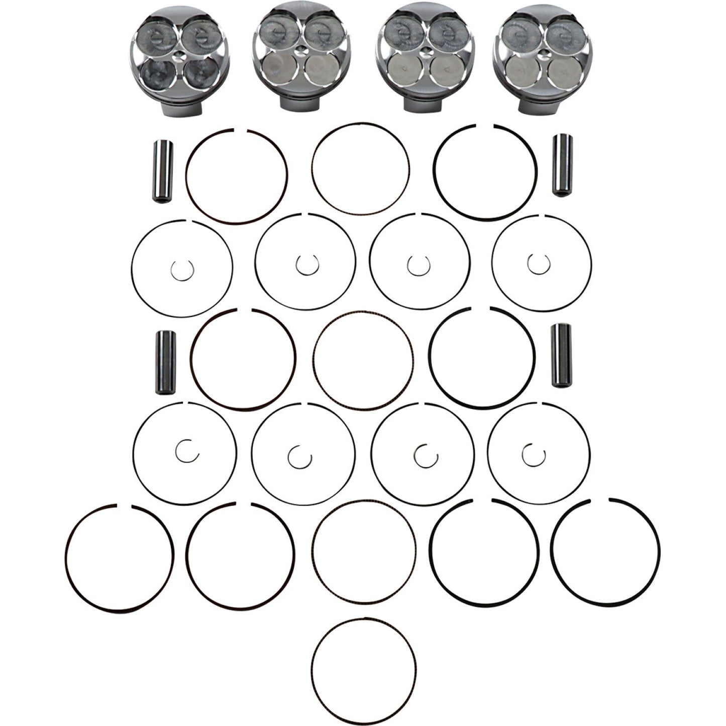 JE Pistons Piston Kit 308645 | JE Pistons | Piston & Ring Kits