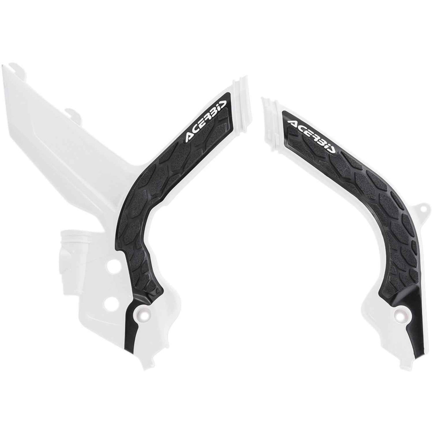 ACERBIS X-Grip Frame Guards - White/Black - KTM 2783151035