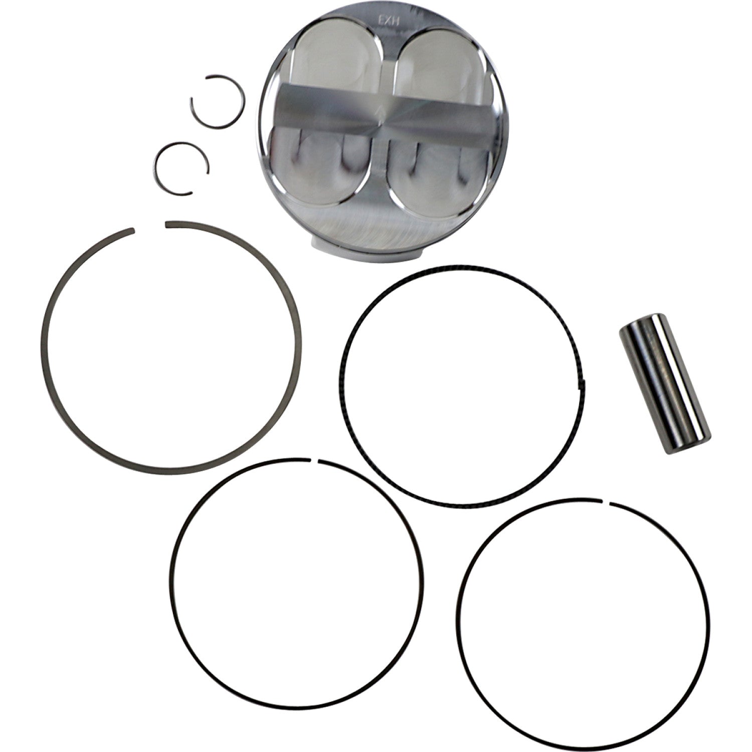JE Pistons Piston Kit - 13.5:1 - Kawasaki 284853 | JE Pistons | Piston & Ring Kits