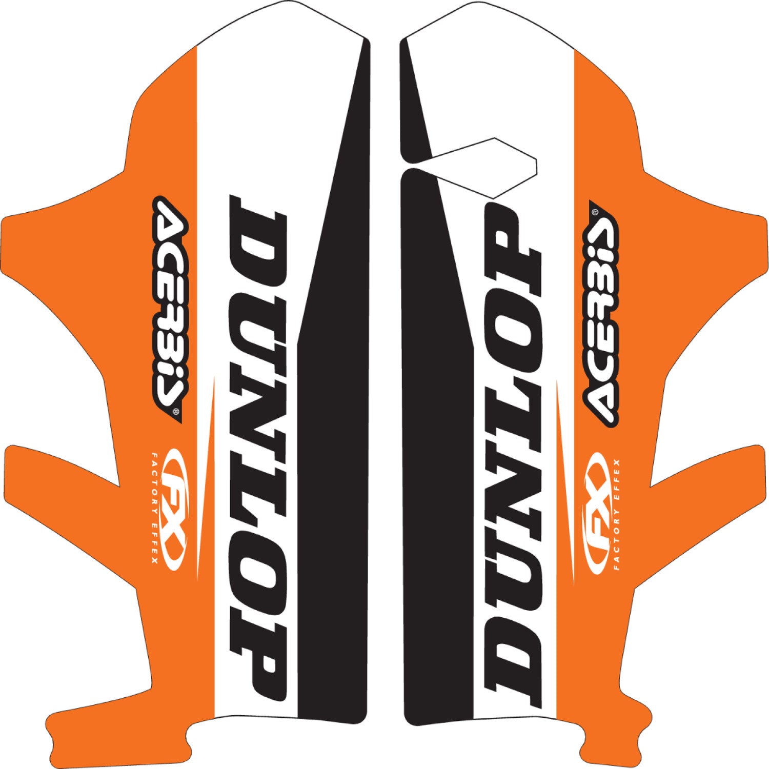 FACTORY EFFEX Fork Guard Graphic - KTM 17-40570
