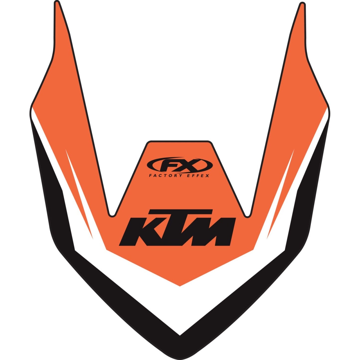 FACTORY EFFEX Front Fender Graphic - KTM 17-30502