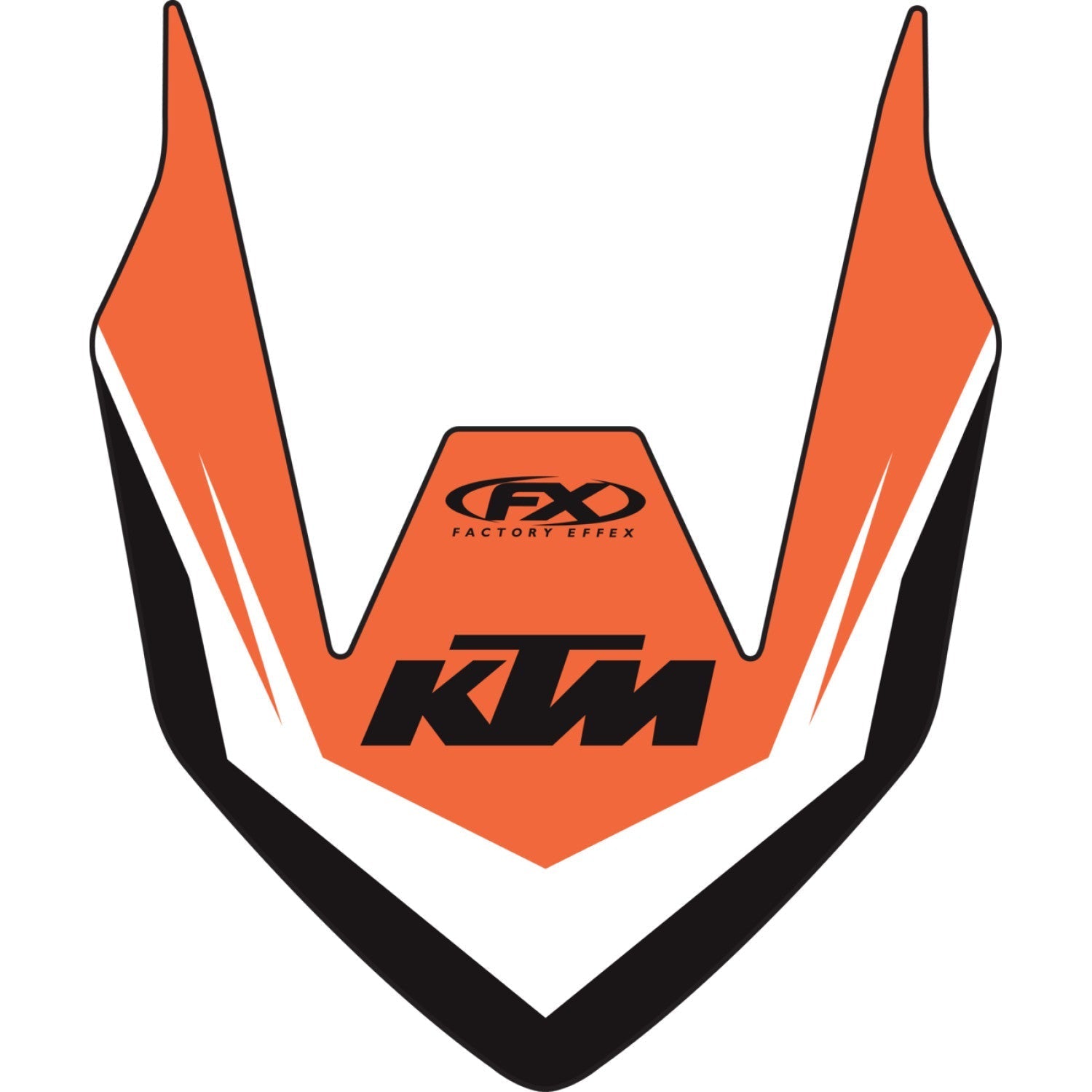 FACTORY EFFEX Front Fender Graphic - KTM 17-30502