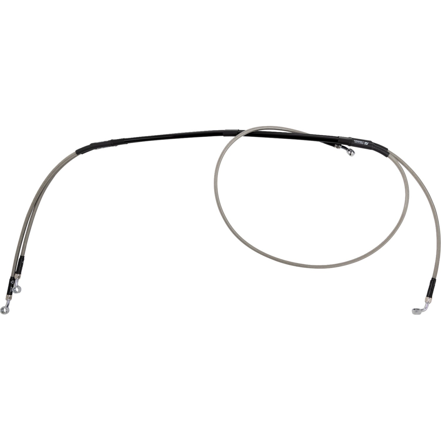 Moose Offroad Brake Line Pair - Stainless Steel B05-1-019/P | Brake Lines Hoses Stainless Steel