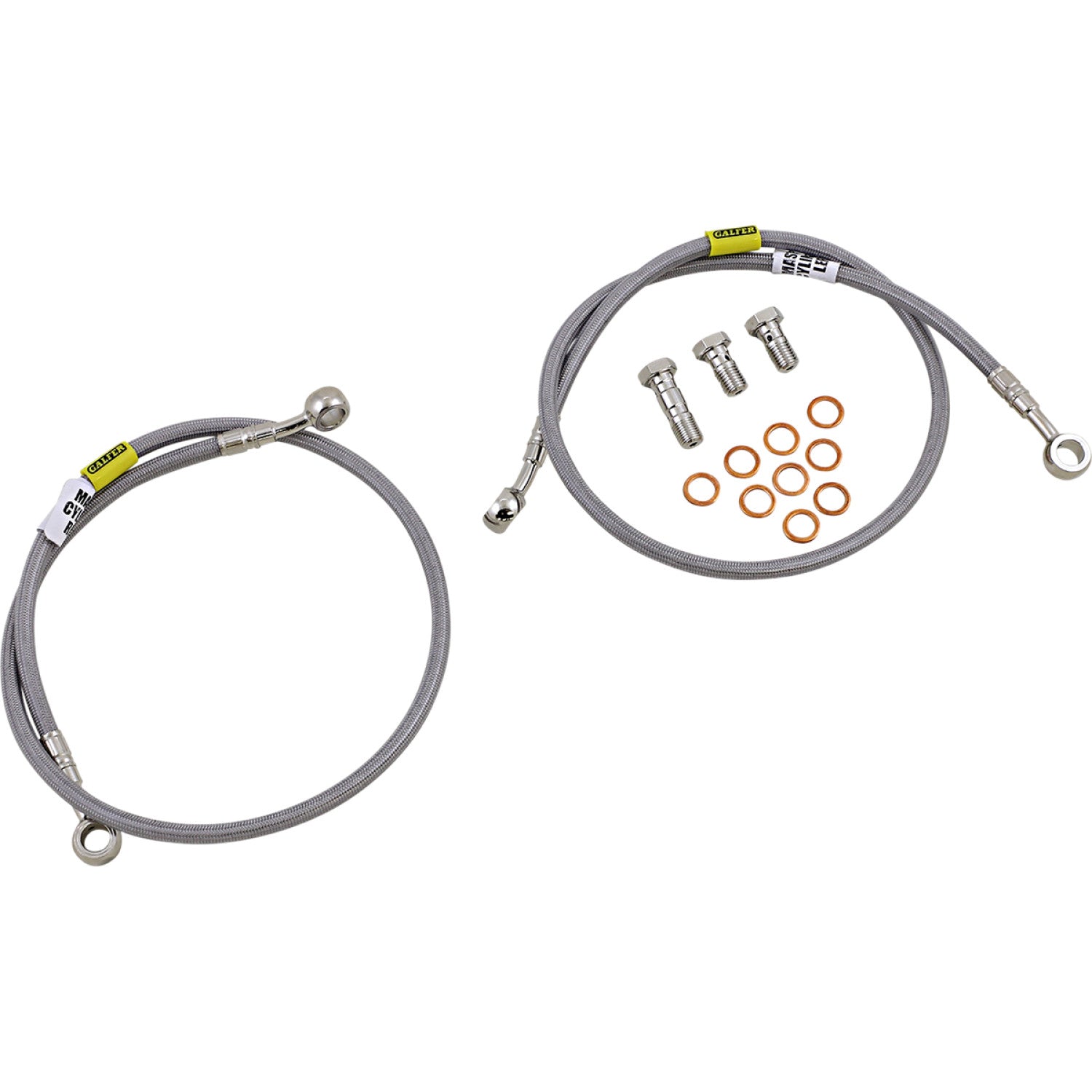 Galfer Brake Line - Stainless Steel FK003D434-2 | Brake Lines Hoses Stainless Steel