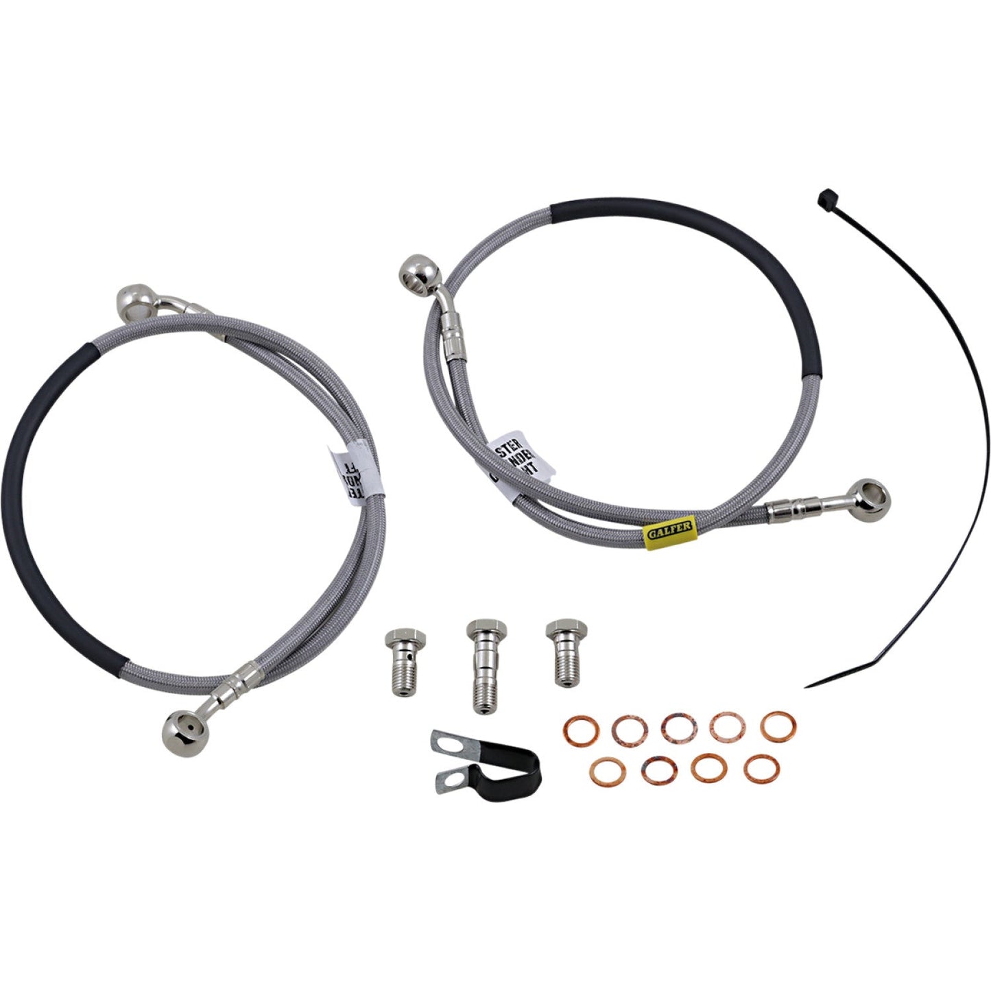 Galfer Brake Line - Stainless Steel FK003D512-2 | Brake Lines Hoses Stainless Steel