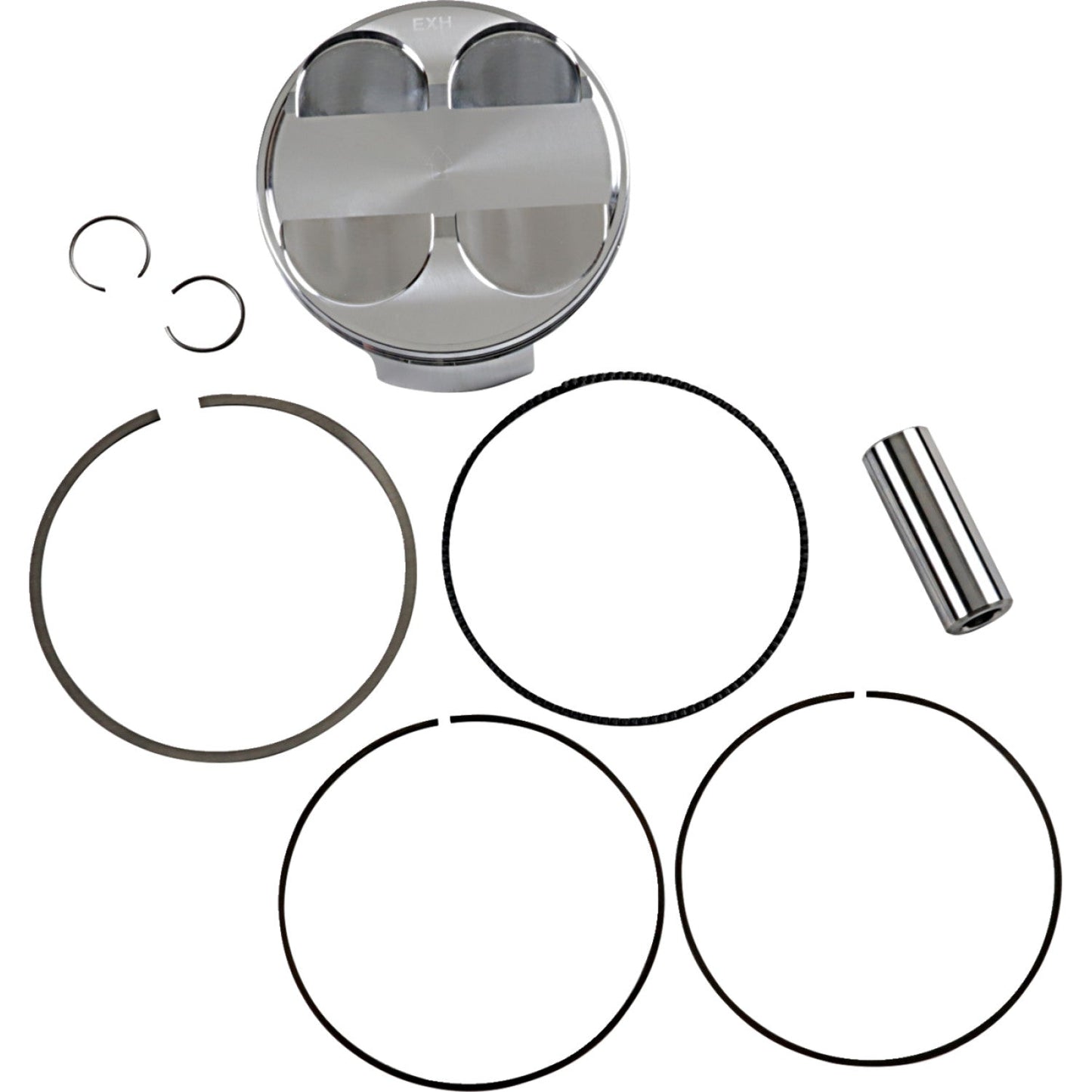 JE Pistons Piston Kit - 12.8:1 - Kawasaki 284852 | JE Pistons | Piston & Ring Kits