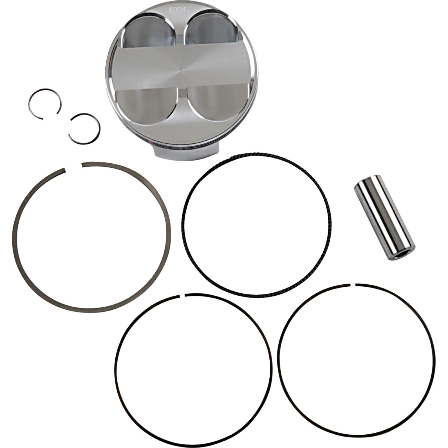 JE Pistons Piston Kit - 12.8:1 - Kawasaki 284852 | JE Pistons | Piston & Ring Kits