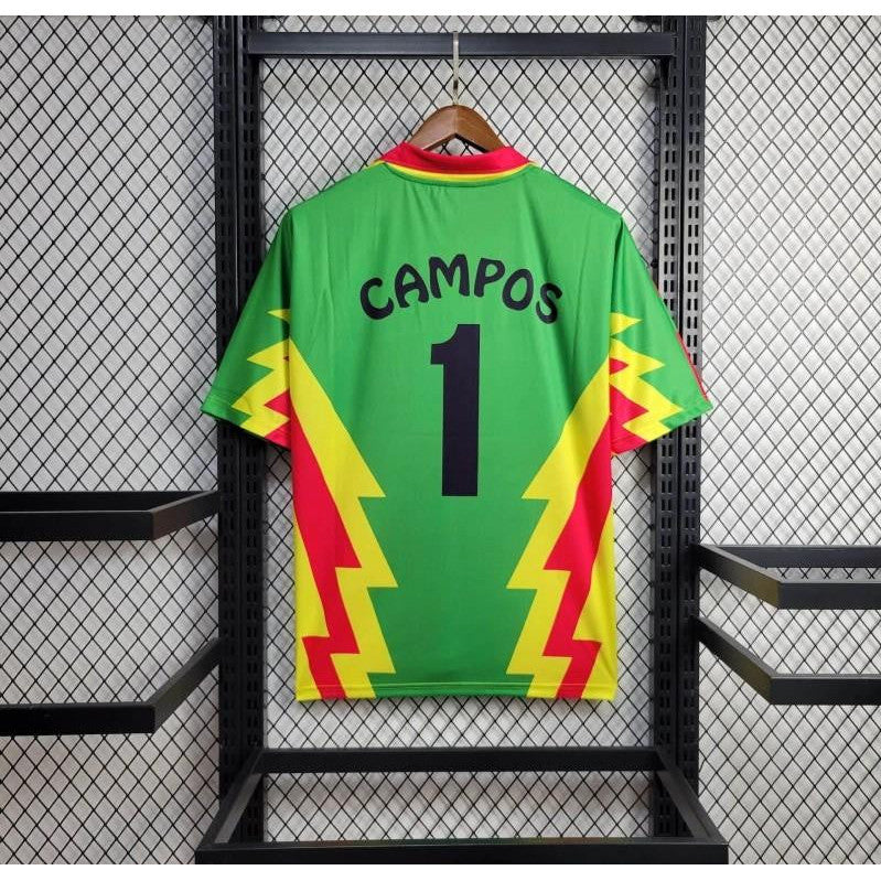 Retro 1998 Mexico CAMPOS 1 WORLD CUP HOME Jersey