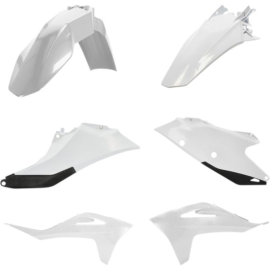 ACERBIS Standard Replacement Body Kit - White/Black 2872801035