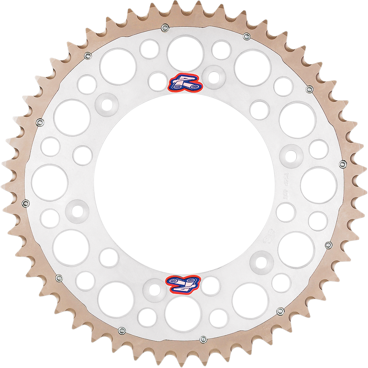 Renthal Twinring* Rear Sprocket - 51 Tooth - Silver 2240-520-51GPSI