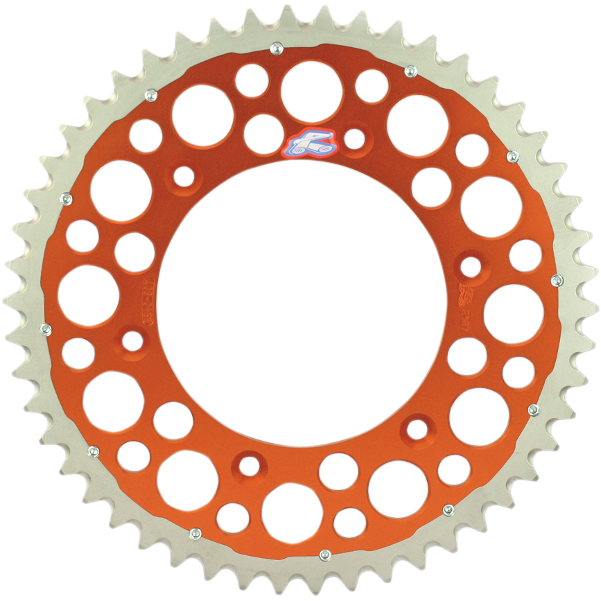 Renthal Twinring* Rear Sprocket - 48 Tooth - Orange 2240-520-48GPOR