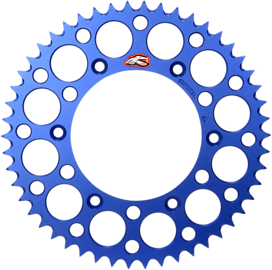 Renthal Rear Sprocket - Suzuki/Yamaha - Blue - 50 Tooth 121U-428-50GPBU