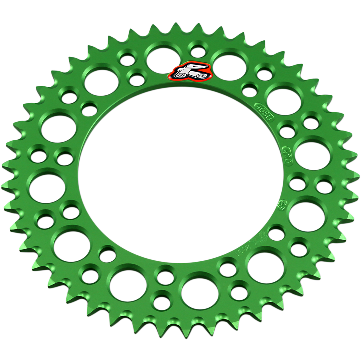 Renthal Sprocket - Kawasaki - Green - 46 Tooth 408U-420-46GEGN