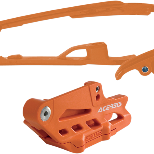 ACERBIS Chain Guide and Slider Kit - KTM - Orange 2314050036