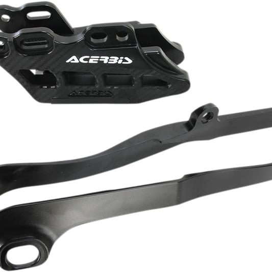 ACERBIS Chain Guide 2.0 and Slider Kit - Honda CRF250R - Black 2449430001