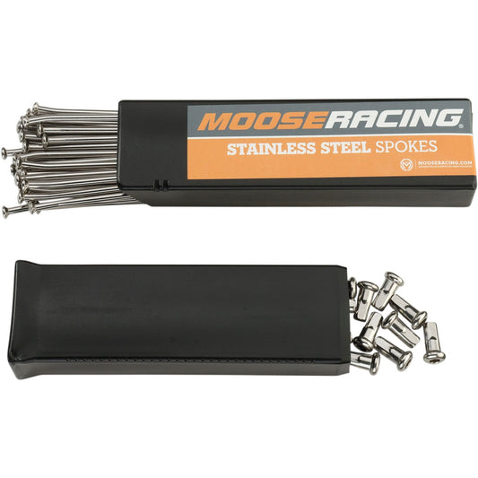 Moose Racing Spoke Set - Stainless Steel - Front - 21" 1-22-201-S
