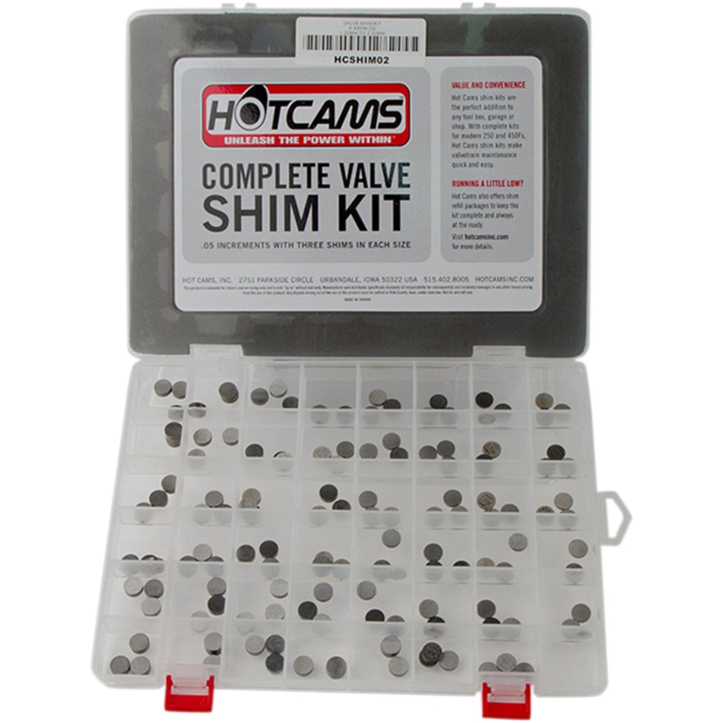 Hot Cams Valve Shim Kit - 10.00 mm O.D. - KTM HCSHIM31 | Hot Cams | Valves & Parts