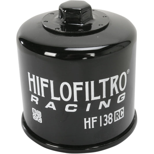 Hiflofiltro Racing Oil Filter - Black HF138RC | Oil Filters | Hiflofiltro