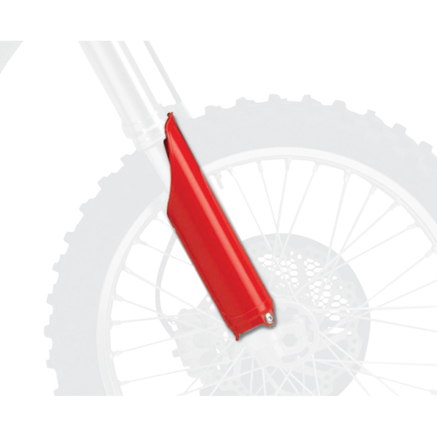 POLISPORT Fork Guard Cover - Red 8351900003 by Polisport