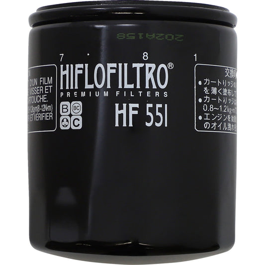 Hiflofiltro Oil Filter HF551 | Oil Filters | Hiflofiltro