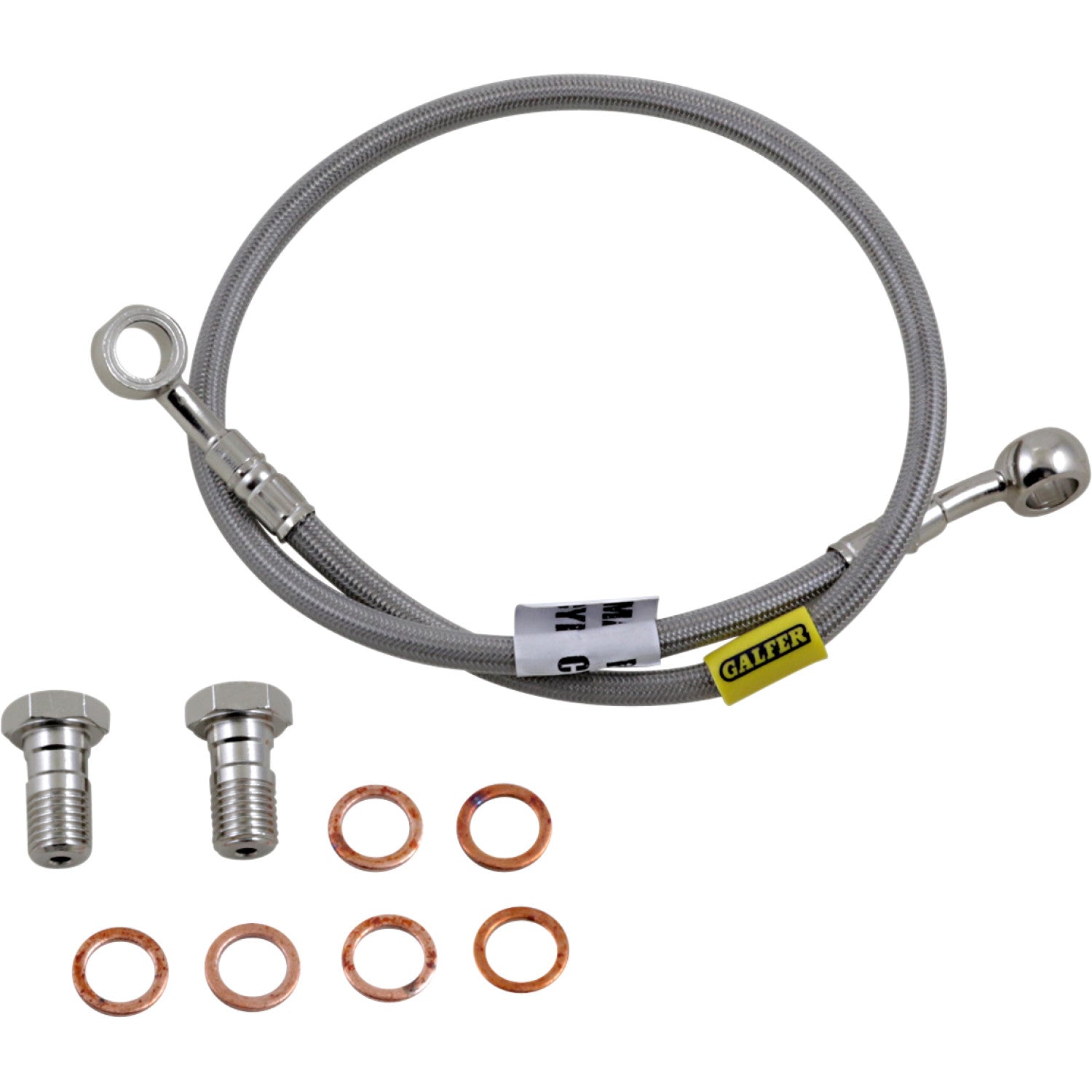 Galfer Brake Line - Stainless Steel FK003D373R | Brake Lines Hoses Stainless Steel