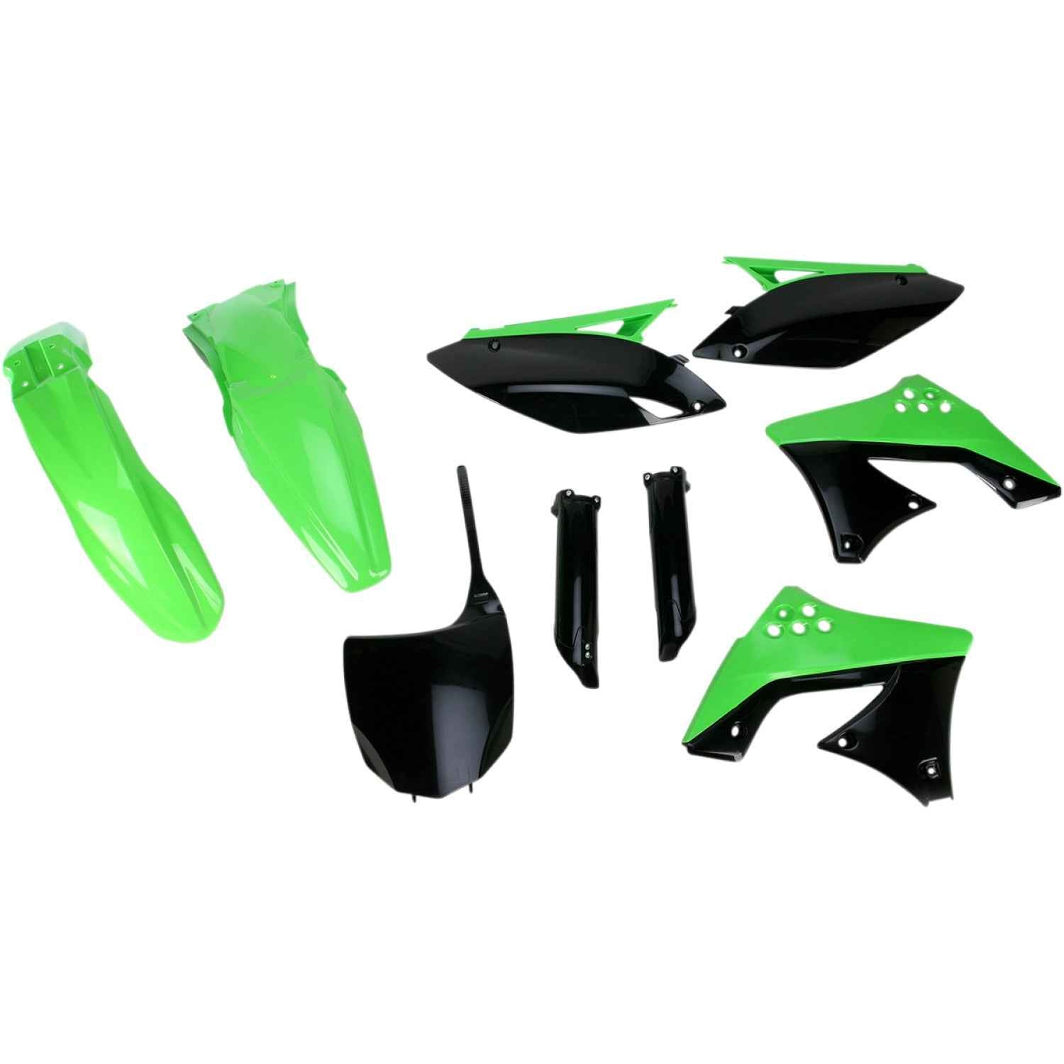 ACERBIS Full Replacement Body Kit - OEM Green/Black 2198050438