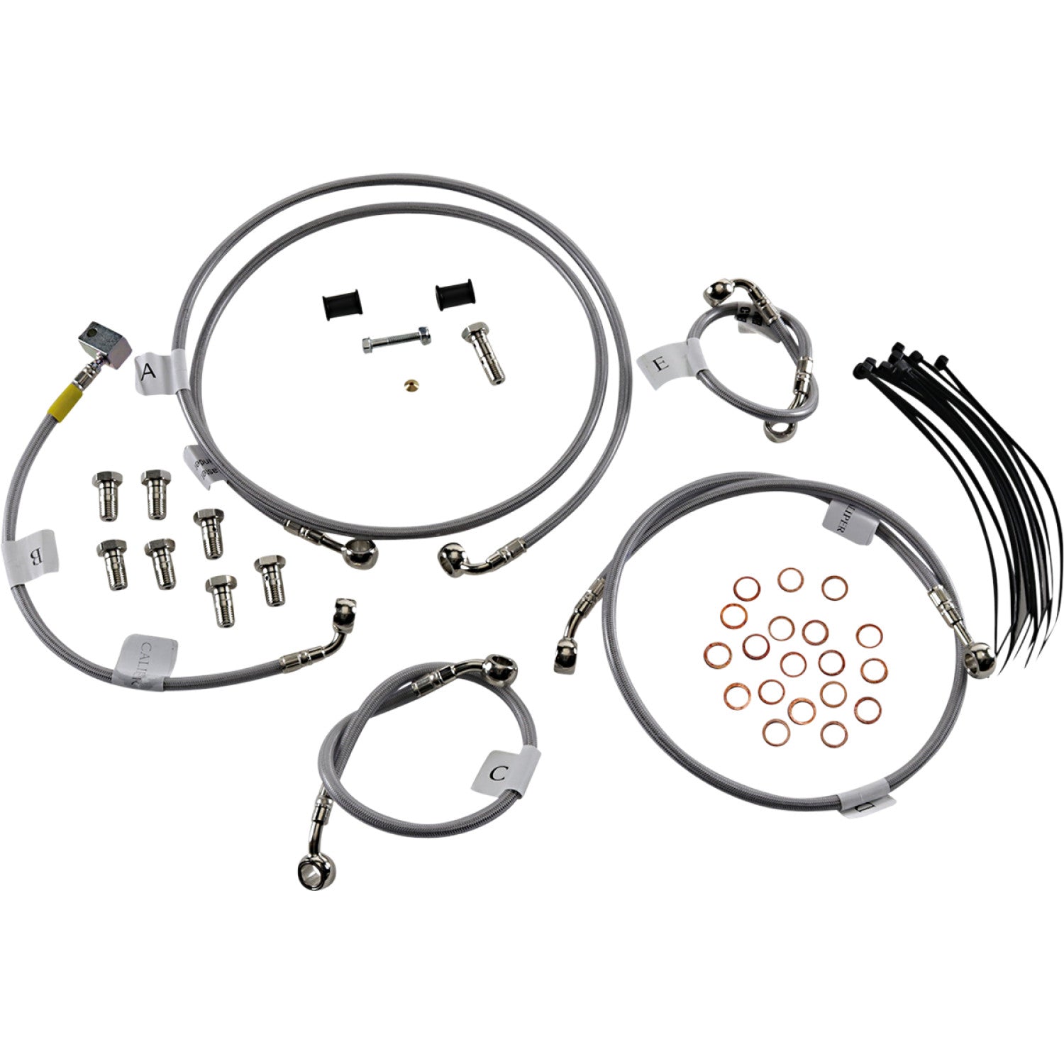 Galfer Brake Line - Stainless Steel FK003D935-5 | Brake Lines Hoses Stainless Steel