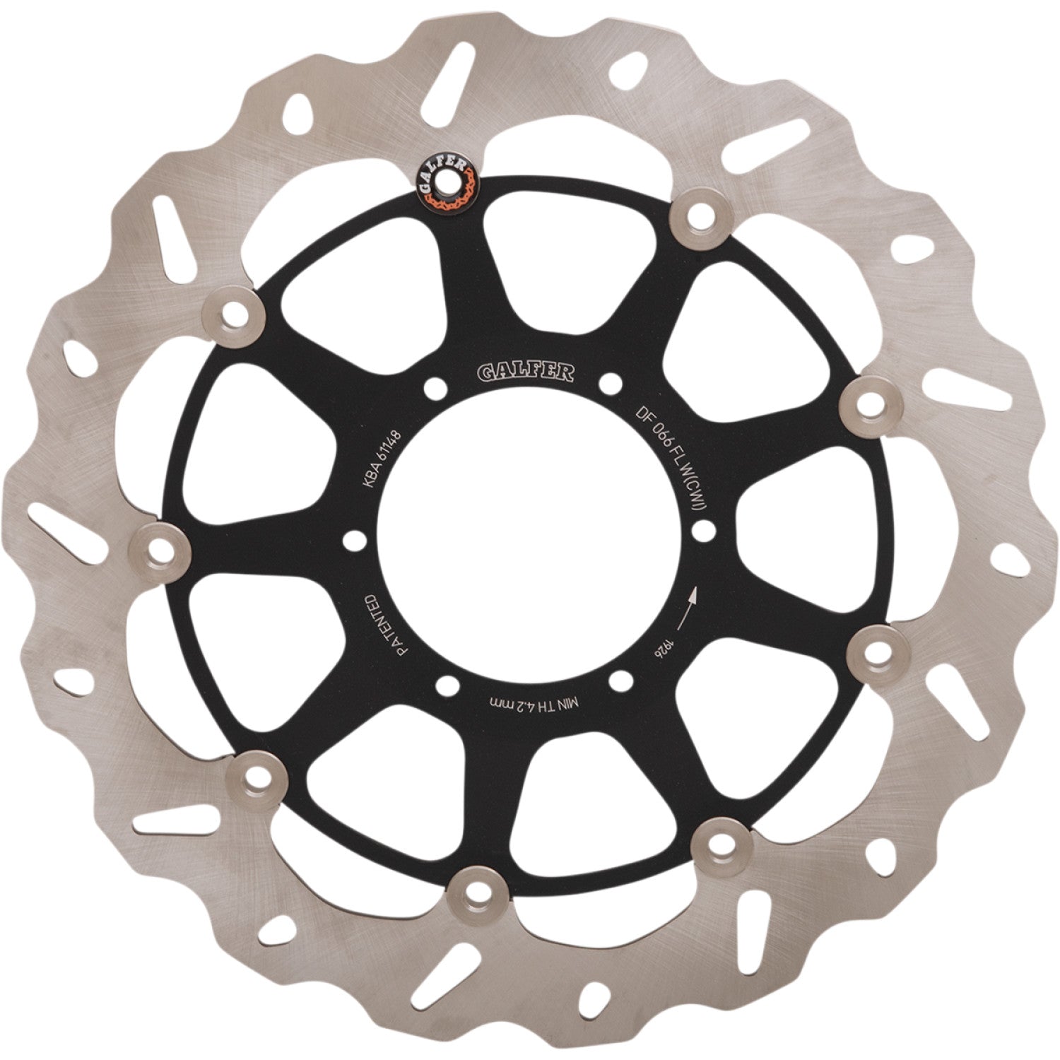 Galfer Front Left Rotor DF066CWI | Brake Rotors   Street