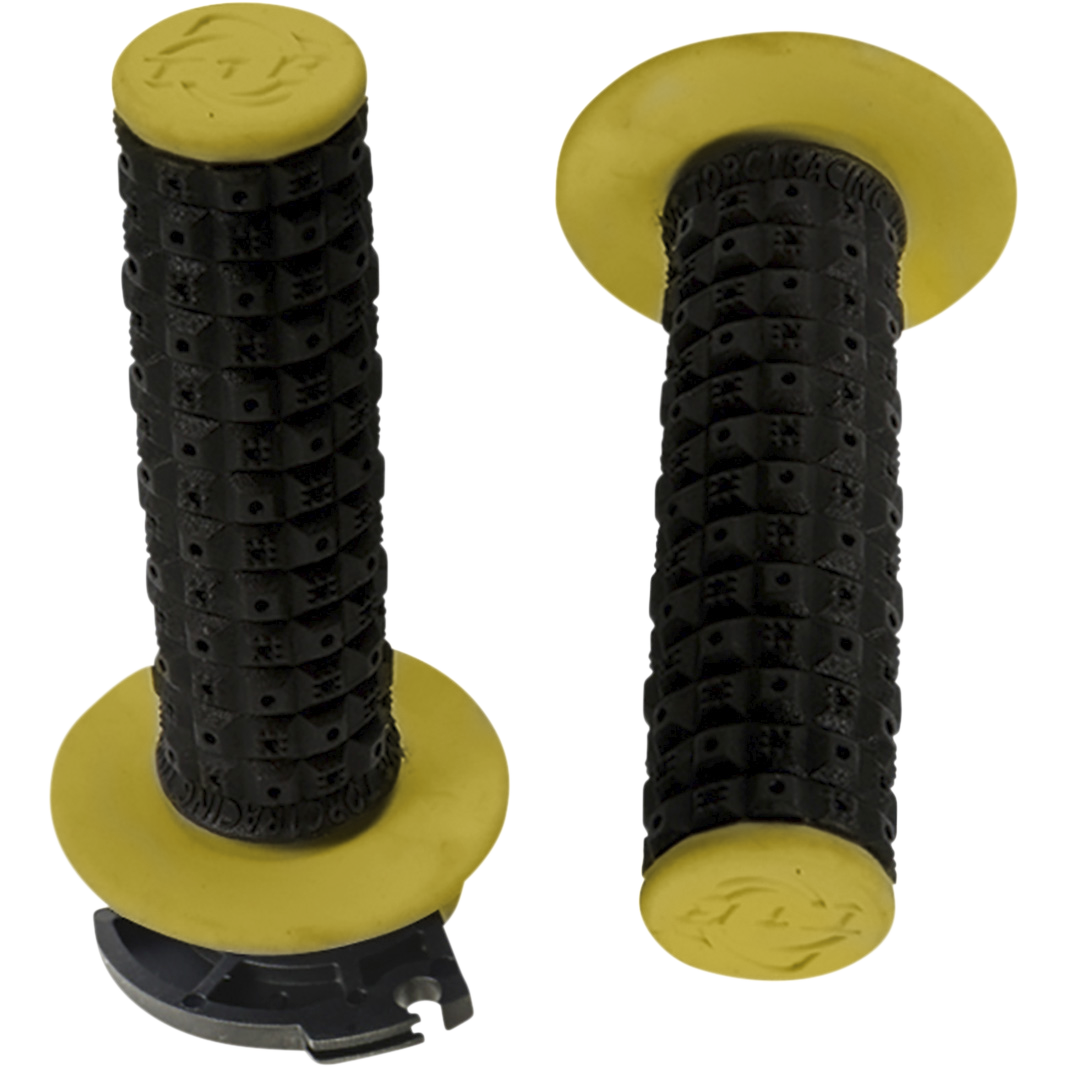 TORC1 Grips - Defy - Lock-On - Black/Yellow 2650-0206