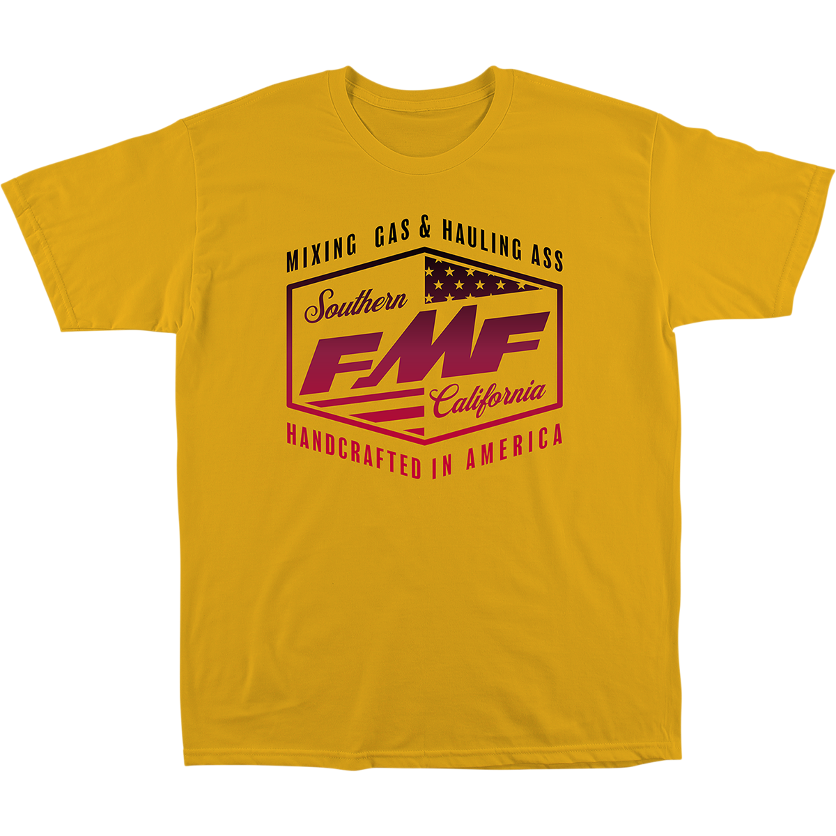 FMF Industry T-Shirt - Gold - 2XL FA22118911GLD2X