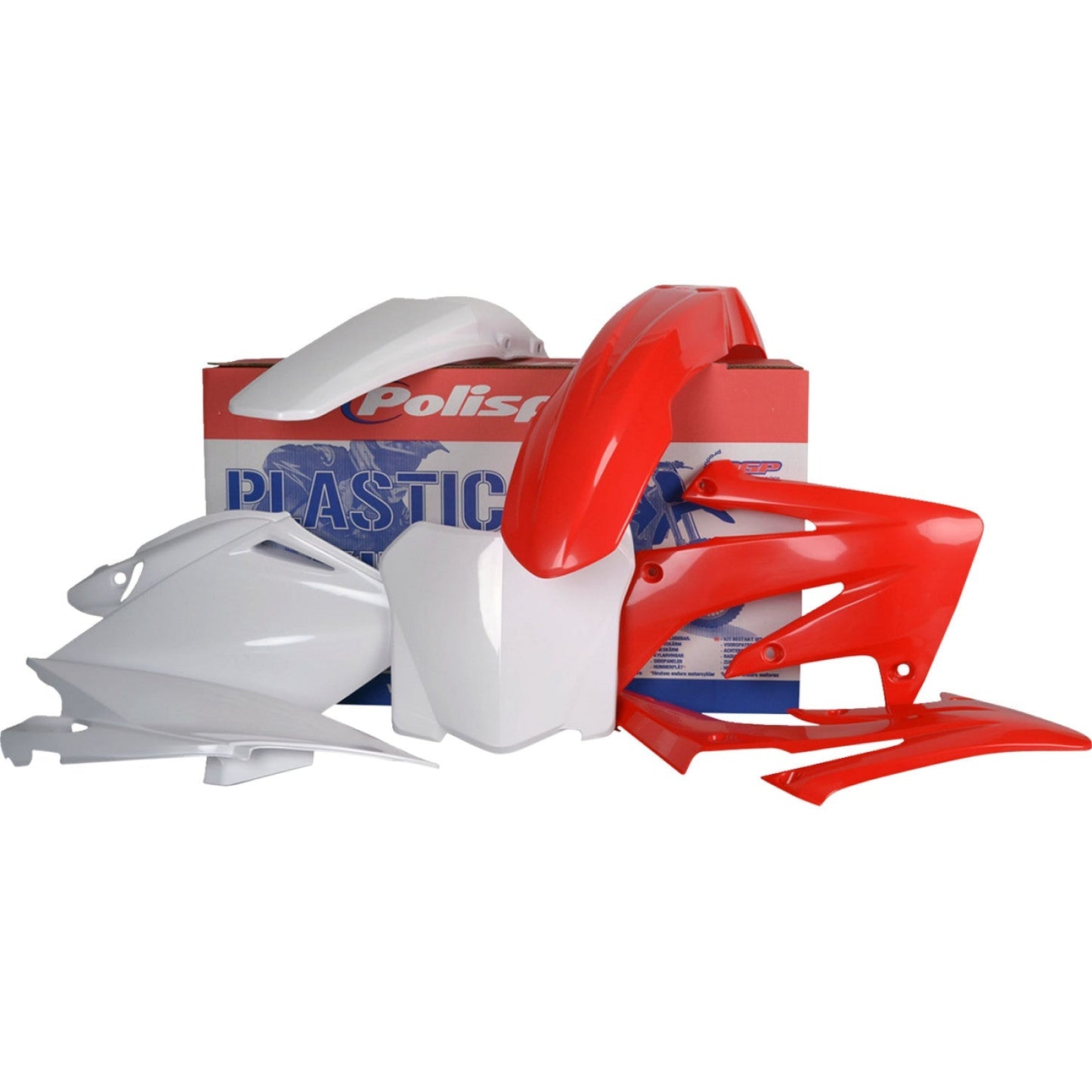 POLISPORT Body Kit - Complete - OEM Red/White - CRF 250R 90213 by Polisport