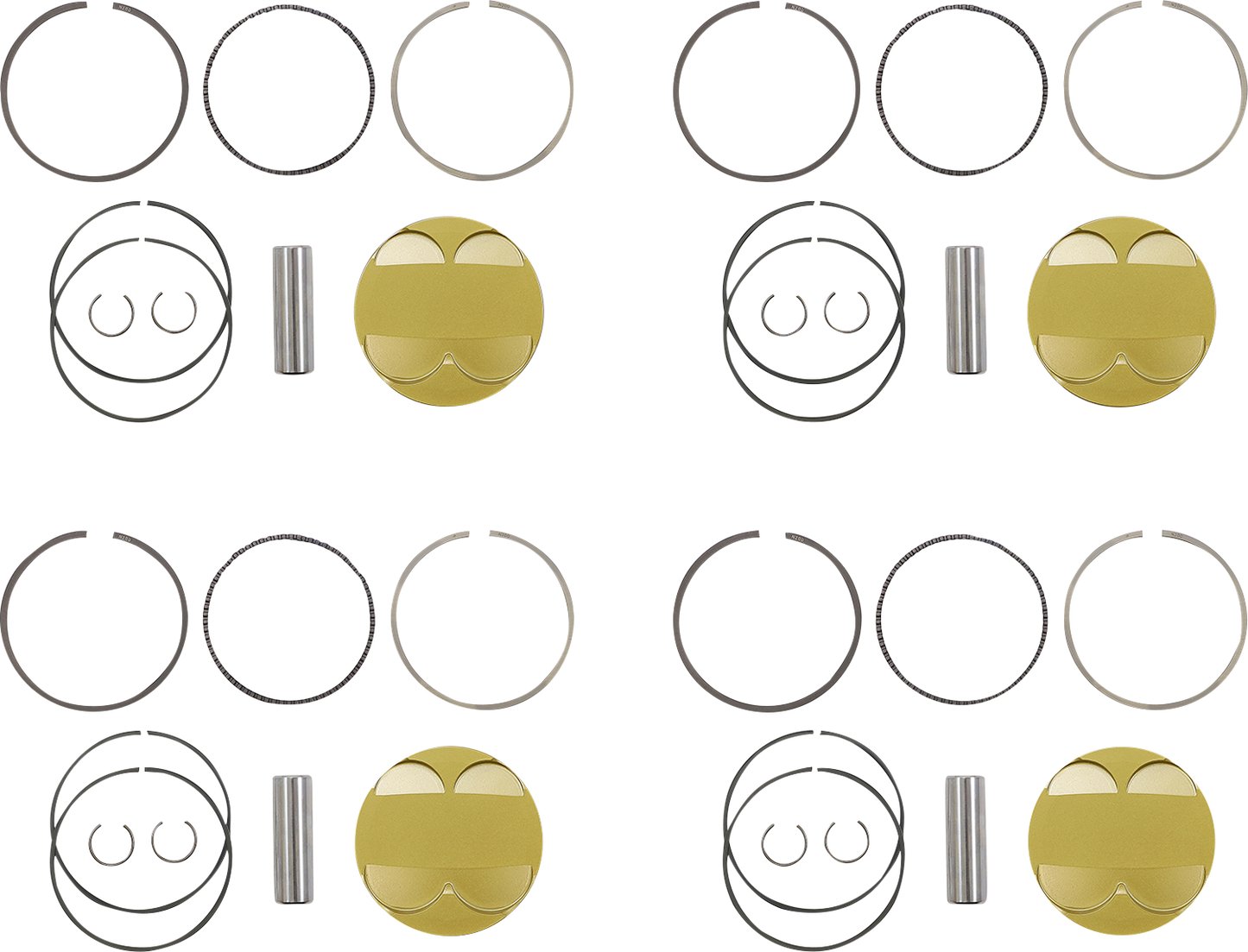 JE Pistons Ultra Series Piston Kit - Hayabusa 379442