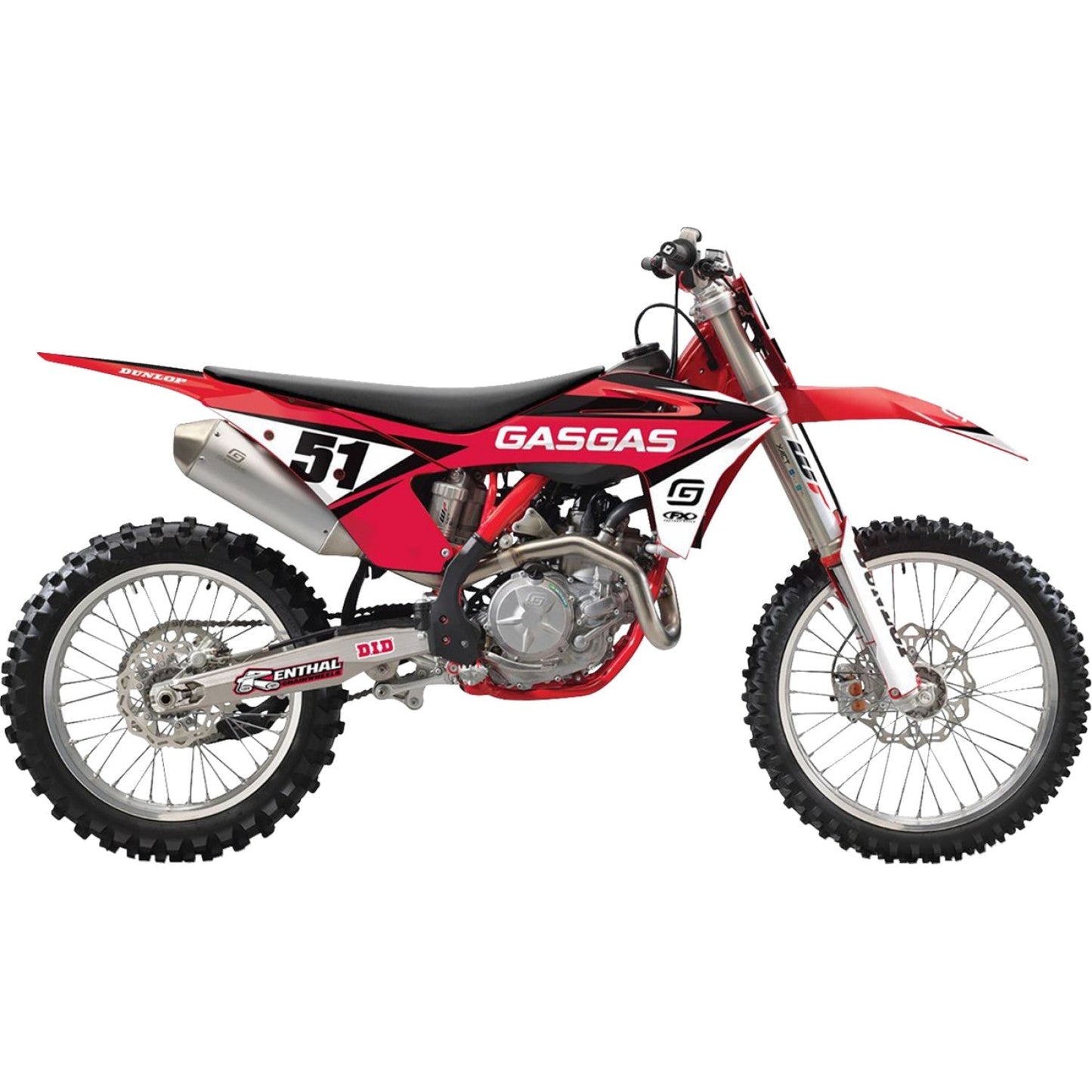 FACTORY EFFEX EVO 21 Graphic Kit - Gas Gas - MC 125-450F/EX 300-450F 28-02730