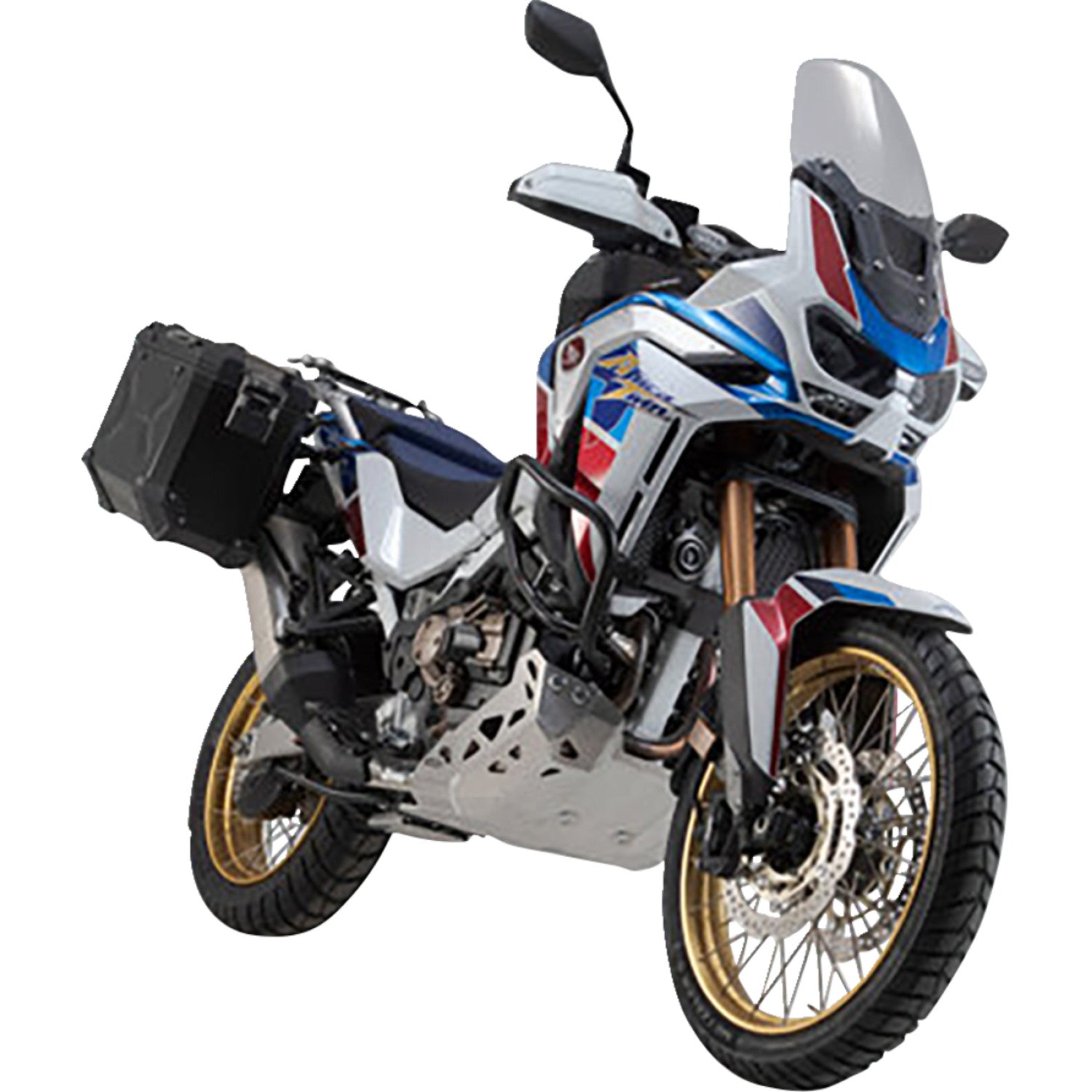 SW-Motech TRAX ADV Aluminum Case System - Black - Honda Africa Twin '19-'24 KFT.01.942.70001/B | Luggage Group
