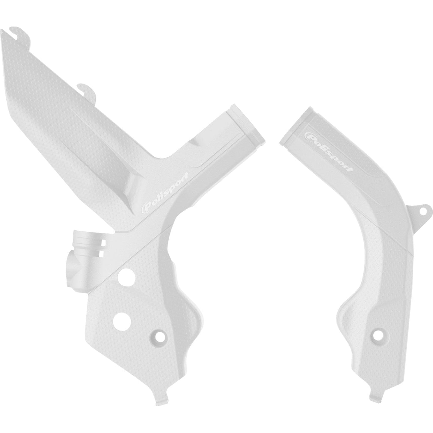 POLISPORT Frame Guards - White - KTM 8472900003 by Polisport