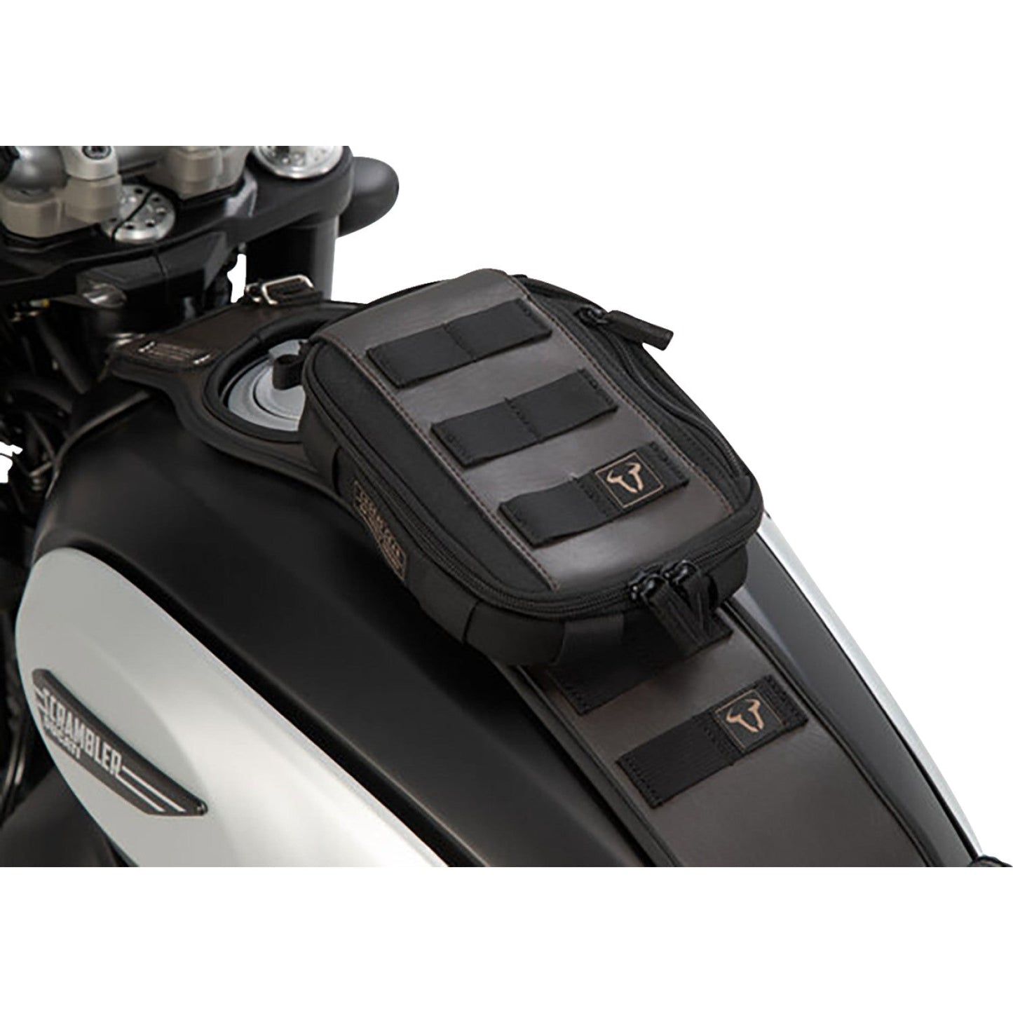 SW-Motech Legend Gear Tank Strap System - with LA2 Accessory Bag - Triumph '04-'16 BC.TRS.11.249.50200 | Luggage Group