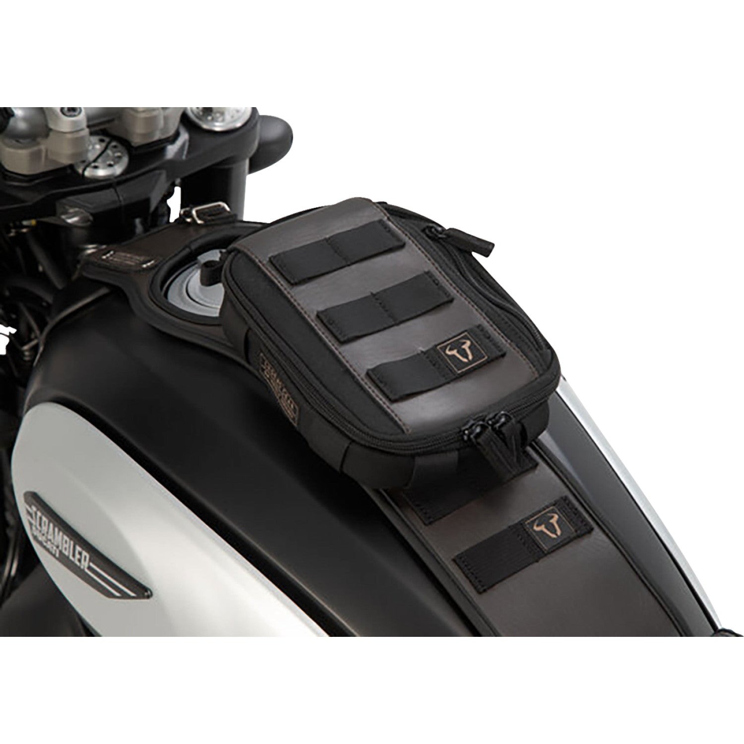 SW-Motech Legend Gear Tank Strap System - with LA2 Accessory Bag - Triumph '04-'16 BC.TRS.11.249.50200 | Luggage Group